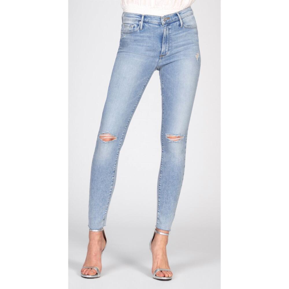 NEW BLACK ORCHID carman high rise fray denim in flying high